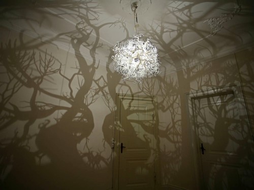 forest chandelier