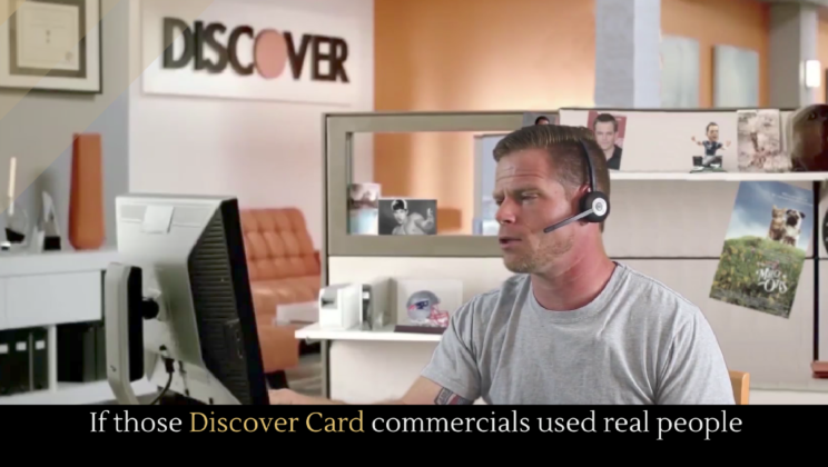 if those discover card commercials used real people alltop viral